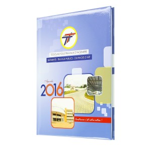 Togolese diary Tous Travaux d'Ingénierie - Agenda Afrique, custom diaries manufacturer
