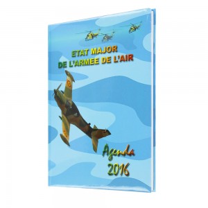 Agenda État major de l'armée de l'air - Agenda Afrique, fabricant agendas personnalisés