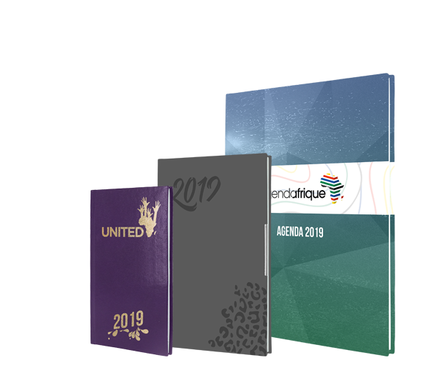 personnalised diary 2019 agenda afrique